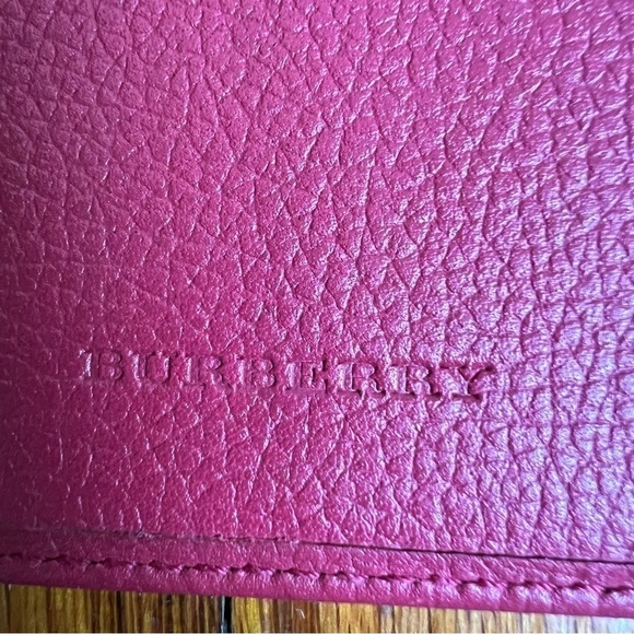 Burberry Burgundy Portfolio / Document Carrier, Made in Italy - Picture 4 of 7